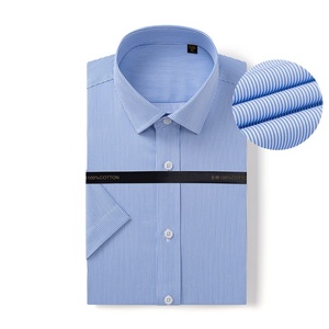 <span class=keywords><strong>Camicia</strong></span> da uomo in cotone 80 DP a maniche corte da uomo estiva a <span class=keywords><strong>mezza</strong></span> <span class=keywords><strong>manica</strong></span> da uomo professionale senza stiratura <span class=keywords><strong>camicia</strong></span> <span class=keywords><strong>bianca</strong></span> - Product Image 5