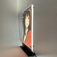 Led rétro-éclairé affiche Kakegurui compulsif joueur Anime veilleuse peinture pour adolescent chambre décor veilleuse lampes de bureau signe