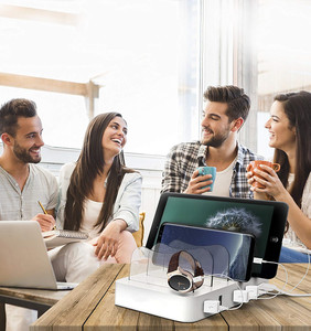 Station de charge USB multi-ports pour téléphones portables et tablettes, personnalisable, intelligente, électrique, portable, publique, multi-<span class=keywords><strong>smartphone</strong></span>, de bureau - Product Image 6