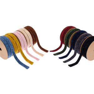 Stock <span class=keywords><strong>3M</strong></span> felpa chenilla tejida cincha ropa DIY joyería hecha a mano regalos flor embalaje Navidad cintas decorativas - Product Image 2