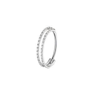 Phụ kiện trang sức mạ vàng thép không gỉ bán buôn tự làm, gắn đá zircon cắt kim cương, ngọc trai, kiểu cài móng - Product Image 3