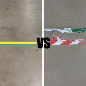 Ruban de signalisation de danger pour sols PAC KING, étanche, antistatique, en PVC 130-170 microns, simple face, avec <span class=keywords><strong>adhésif</strong></span> en caoutchouc, pour câbles de sécurité - Product Image 5