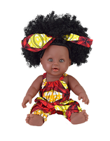 Usine Offre Spéciale Commerce Extérieur Direct Exclusivement Pour Fille Africaine Bébé Amour Poupée Africaine 12 Pouces