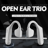 Headphone Olahraga Nirkabel Open Ear dengan Layar LED Penunjuk Baterai OEM Headset Earhook untuk Lari dan Kebugaran Luar Ruangan