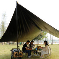 Bâche de camping portable Oxford personnalisable en PVC/Nylon, légère, imperméable, 210D, quatre saisons, à montage rapide