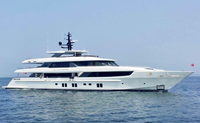 Bateau de croisière de luxe à double pont en fibre de verre de 46,84 mètres, avec sièges personnalisables (30-48 places), pour excursions nocturnes.