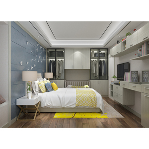 HS-W272 pvc listo montado completamente impreso personalizado barato <span class=keywords><strong>armarios</strong></span> <span class=keywords><strong>empotrados</strong></span> - Product Image 1