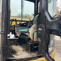 Mini-excavatrice sur chenilles d'occasion CAT 304CR 4T avec moteur et système hydraulique fiables, idéale pour la construction urbaine et l'aménagement paysager