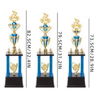 Fabrication personnalisée Pushbike Winner Championship Trophy Plastic Awards for Compétitions Events