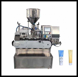 Machine de remplissage et de scellage <span class=keywords><strong>automatique</strong></span> à ultrasons pour tubes en plastique à grande vitesse, garantie 1 an, pour cosmétiques, shampooing, confiture - Product Image 1