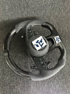 Volant de course personnalisé en fibre de carbone véritable Z Smart LED pour Seat <span class=keywords><strong>Cupra</strong></span> Leon Tavascan Terramar Formentor Born Ateca - Product Image 6