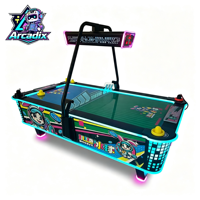 Table de hockey sur air à monnayeur, machine de jeu de hockey sur air, machine de jeu de hockey sur glace commerciale pour salle d'arcade, machine de sport d'intérieur à vendre