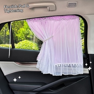 Parasol de <span class=keywords><strong>Coche</strong></span> de Dos Capas Estilo Minimalista para Bebés, <span class=keywords><strong>Protector</strong></span> <span class=keywords><strong>Solar</strong></span> para <span class=keywords><strong>Coche</strong></span> con Ventosa para Ventana Lateral y Asiento Trasero - Product Image 1