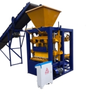 Presse à mouler les blocs QTJ4-24 pour les produits de construction en ciment, y compris les briques creuses et les pavés emboîtables
