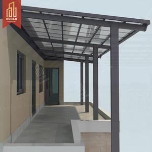 Nhôm tán cửa sổ Patio vườn phía trước cửa nhô ra ngoài trời bóng râm nơi trú ẩn không thấm nước mặt trời bảo vệ bán buôn mái hiên - Product Image 3