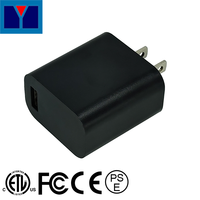 Adaptateur secteur USB AC DC 15W 20W USB-A/USB-C Type-C 5V 3A/4A, alimentation en matériau PC/ABS
