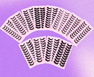 Ciglia Finte 3D in <span class=keywords><strong>Visone</strong></span> Sintetico, 15mm-25mm, Confezione Personalizzata con Logo, Fatte a Mano, Morbide e Voluminose - Product Image 6