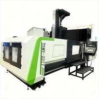 Centro de Mecanizado CNC TSMV-2217-6K, Centro de Mecanizado de Tipo Pórtico CNC, Fresadora CNC con Controlador Mitsubishi para Metal