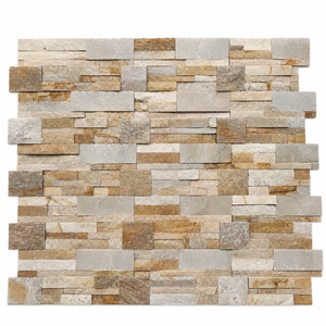 Rustic Thin Slab <b>Stone</b> Veneer Split Surface Interior Wall Cladding Beige Yellow White Slate Natural Culture <b>Stone</b> - Product Image 1