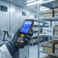 Ordinateur portable robuste Dingdata D61F Android 13, terminal de données mobile PDA, lecture RFID UHF 2D, 64 Go, écran 4 pouces, 4G WiFi, IP67, en stock
