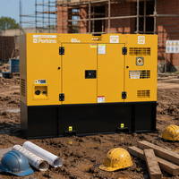Générateur diesel silencieux à démarrage automatique avec télécommande 20-160 kW, 120 V/240 V, groupe électrogène avec ATS pour usage domestique