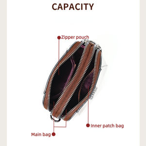Sacs à bandoulière AndoBag pour femmes, sacs à main en cuir de vache véritable, sacs messager décontractés et élégants pour femmes, sac à main 6656 - Product Image 5