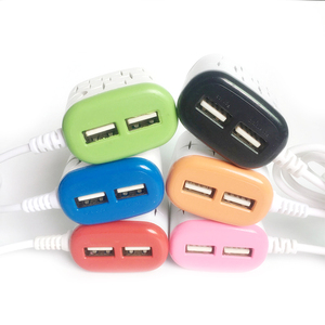 Fuente <span class=keywords><strong>de</strong></span> la fábrica claro fuego textura 2 USB <span class=keywords><strong>cargador</strong></span> <span class=keywords><strong>de</strong></span> teléfono <span class=keywords><strong>celular</strong></span> con V8 cable micro usb LED <span class=keywords><strong>de</strong></span> luz - Product Image 5