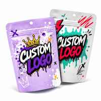 Bolsas Mylar Personalizadas con Cierre Ziplock, Resistentes al Olor, de 3.5, con Impresión Personalizada y Bajo MOQ, en Oferta