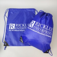 Sac à dos à cordon en nylon et polyester 420D personnalisé imperméable de haute qualité Sacs de gymnastique Sac à cordon Sac de sport avec logo