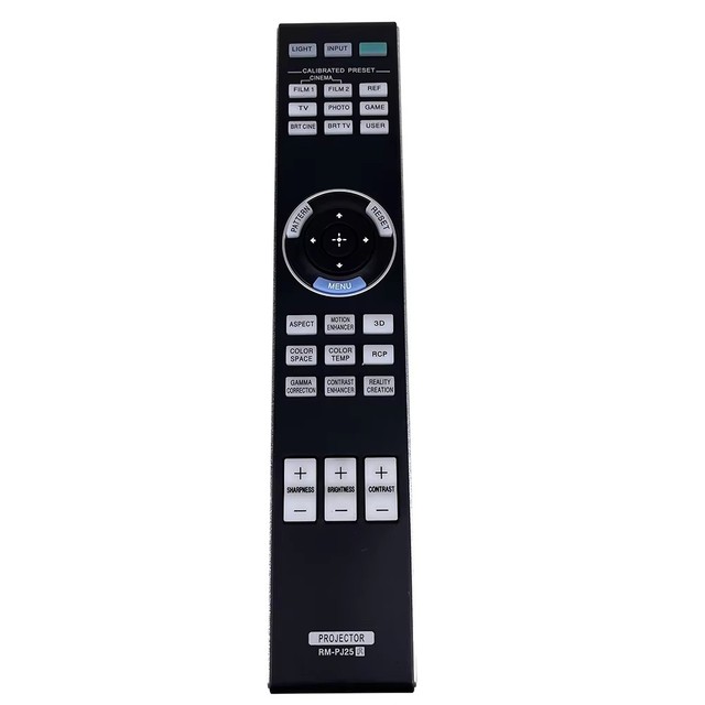 New RM-PJ25 Remote Control for Sony Projector VPL-HW65 VPL-HW40ES VPL-HW45 VPL-HW65 PL-VW285ES VPL-VW295ES