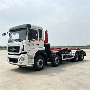 Camion benne à bras de levage Dongfeng ZD 8x4 de 30 tonnes pour déchets, volume de conteneur personnalisé, à vendre - Product Image 6