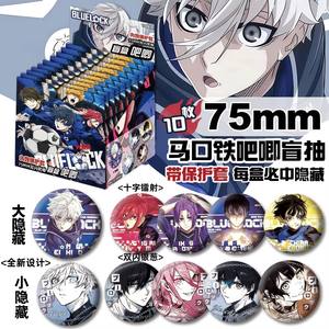 蓝色锁定盲盒徽章75毫米别针Nagi Seishiro Chigiri Hyoma动漫商品和收藏家金属工艺品 - Product Image 5