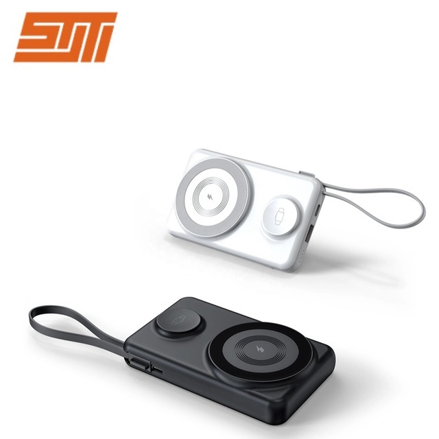 2025 Trending Product Magnetic Wireless Power Bank With Cables & Watch Charger Power Bank 10000mAh With Stand & Led Display