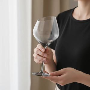 Copas <span class=keywords><strong>de</strong></span> Vino Modernas <span class=keywords><strong>de</strong></span> Lujo Estilo Bohemio, <span class=keywords><strong>de</strong></span> Vidrio Soda <span class=keywords><strong>de</strong></span> Color, con Boca Ancha y Diseño Transparente para Fiestas - Product Image 3