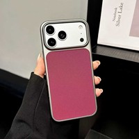 Coque de téléphone intégrale en PC aspect cuir, antichoc et protectrice pour Samsung, Google, Transsion, MOTO, VIVO, OPPO, OnePlus