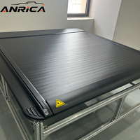 Penutup Bak Truk Elektrik Retractable Hardtop Tonneau Cover Aluminium Roll Up Tahan Air Dapat Dikunci, Dapat Disesuaikan