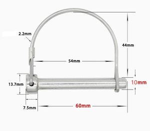 Pasador DE SEGURIDAD LeGood tipo D 10x60mm - Product Image 4