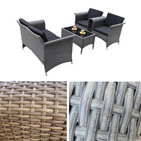 GSD Outdoor Modulares Garten-Sofa-Set Günstige Möbel Wasserfest Modern Langlebig Montierbare Sofa-Garnitur für den Innenhof