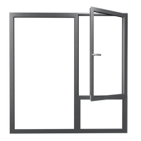 Fenêtres MINGLEI à ouverture oscillo-battante en aluminium, personnalisées et à haute efficacité thermique pour maisons passives