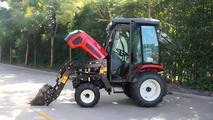 Mini chargeuse compacte diesel à 4 roues motrices pour l'agriculture, l'élevage et les travaux de construction, avec une pelle chargeuse - Product Image 6