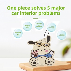 Diffuseur de parfum suspendu <span class=keywords><strong>pour</strong></span> voiture, feuille parfumée longue durée, anti-moustiques, évaporation naturelle - Product Image 4