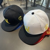 Casquette de baseball Hip Hop à visière plate, réglable, en acrylique, unisexe, style streetwear, grande taille, pour le soleil, vente en gros