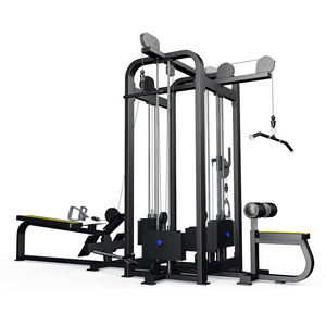 Estación de Entrenamiento Multifuncional de Acero al Carbono para Cuatro Personas, Unisex, de Alta Resistencia, Equipo de Fitness para Fuerza - Product Image 1