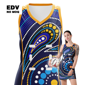 Team Netball Uniform Personalised Netball Dress Custom Clothing with Team Colors and Logo - Product Image 1