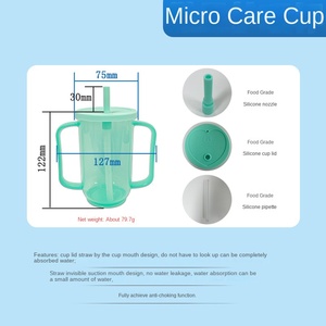 Ngăn ngừa rò rỉ người cao tuổi người lớn rơm cup xử lý để ngăn chặn nghẹt thở nuốt khó khăn - Product Image 4