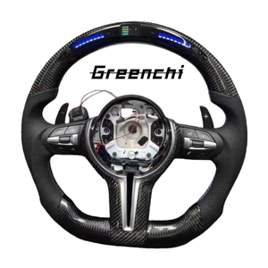 Volante de Fibra de Carbono Personalizado con Pantalla LED de RPM para <span class=keywords><strong>BMW</strong></span> E90 E91 E92 E93 Serie 3 135i 328i 330i <span class=keywords><strong>335d</strong></span> - Product Image 2