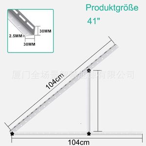 Système de montage de panneaux solaires, support triangulaire pliable réglable de 22 pouces pour une utilisation portable - Product Image 3