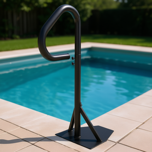 Db Wholesale Spa <b>Side</b> Handrail 35-57 Inch Adjustable Height 360 Rotatable Aluminum Hot Tub Accessory Model D0100H53LPP - Product Image 2