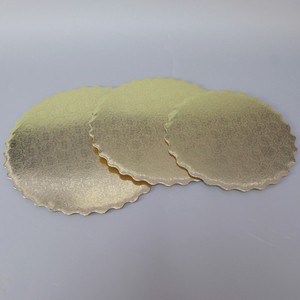 Bandejas de Cartón para Pastelería, Sushi, Chocolate, Ensaladas y Pizza, con Diseño en Relieve y Estampado en Dorado sobre MDF Blanco - Product Image 5