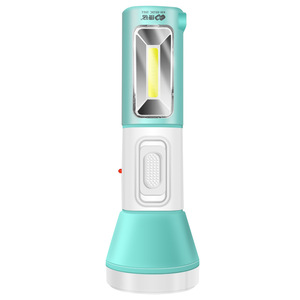 Linterna LED COB Recargable por USB, Linterna Recargable con Luces Laterales, Luz Blanca, Luz de Emergencia, Luz de Trabajo - Product Image 1